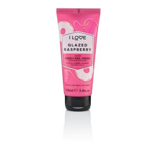 I Love Scented Hand & Nail Cream nawilżający krem do dłoni i paznokci Glazed Raspberry 100ml