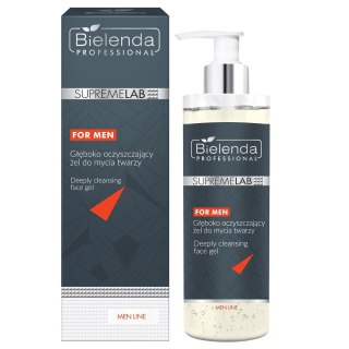 Bielenda Professional SupremeLab Men Line głęboko oczyszczający żel do mycia twarzy 200ml