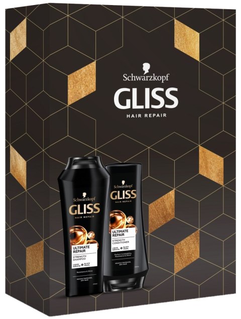 Gliss Ultimate Repair zestaw szampon do włosów 250ml + odżywka do włosów 200ml Gliss Ultimate Repair zestaw szampon do włosów 250ml + odżywka do włosów 200ml