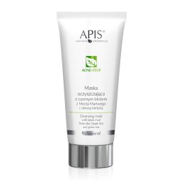 APIS Acne-Stop maska oczyszczająca z czarnym błotem z Morza Martwego i zieloną herbatą 200ml