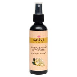 Sattva Ayurveda Anti-Perspirant naturalny antyperspirant w spray'u Cytrynowy 80ml