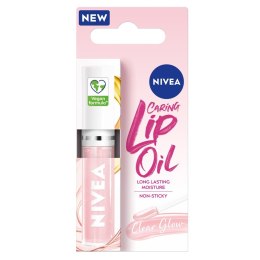 Caring Lip Oil pielęgnujący olejek do ust Clear Glow 5.5ml Nivea