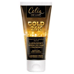 Celia De Luxe Gold 24K luksusowy krem do rąk i paznokci 80ml