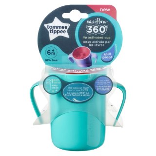 Tommee Tippee Easiflow 360° kubek z uchwytami 6m+ Zielony 200ml