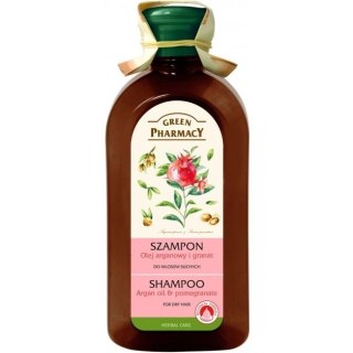 Green Pharmacy Herbal Care Shampoo For Dry Hair ziołowy szampon do włosów suchych Olej Arganowy & Granat 350ml