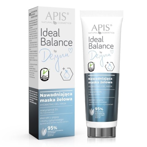 APIS Ideal Balance By Deynn nawadniająca maska żelowa 100ml