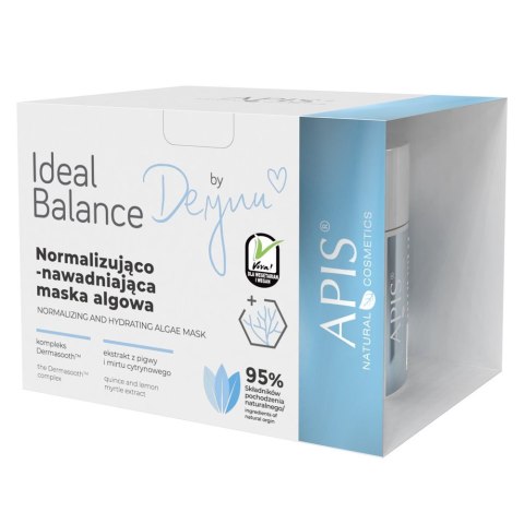 APIS Ideal Balance By Deynn normalizująco-nawadniająca maska algowa 100g