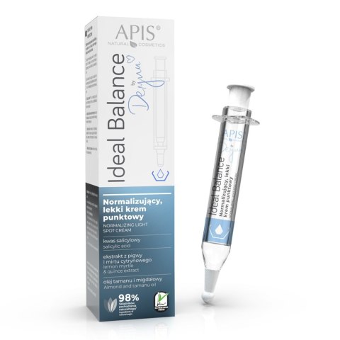 APIS Ideal Balance By Deynn normalizujący lekki krem punktowy 10ml