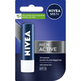 Nivea Men Active pielęgnująca pomadka do ust 4.8g