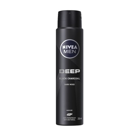 Men Deep antyperspirant spray 250ml Nivea