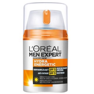 L'Oreal Paris Men Expert Hydra Energetic krem nawilżający przeciw oznakom zmęczenia SPF15 50ml