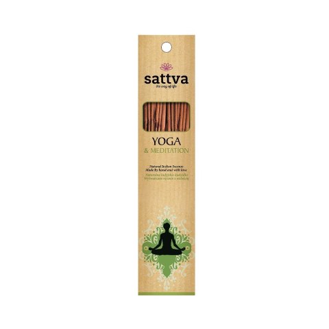 Natural Indian Incense naturalne indyjskie kadzidełko Yoga & Meditation 15szt Sattva