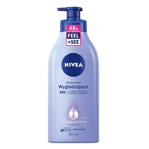 Nawilżająca Moc Serum wygładzające mleczko do ciała z pompką 625ml Nivea