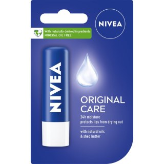 Nivea Orginal Care pielęgnująca pomadka do ust 4.8g