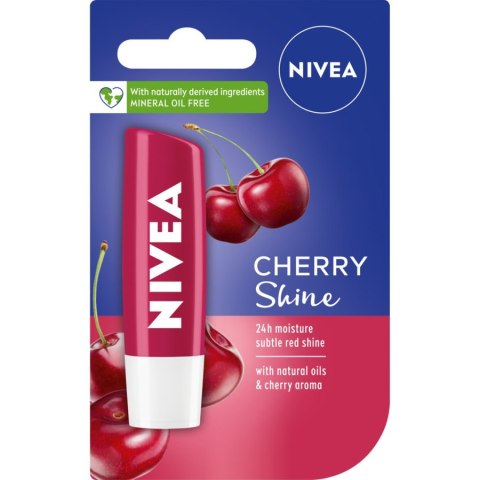 Nivea Pielęgnująca pomadka do ust Cherry Shine 4.8g