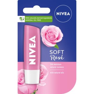 Nivea Pielęgnująca pomadka do ust Soft Rose 4.8g