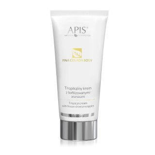 APIS Pina Colada Body tropikalny krem z liofilizowanymi ananasami 200ml