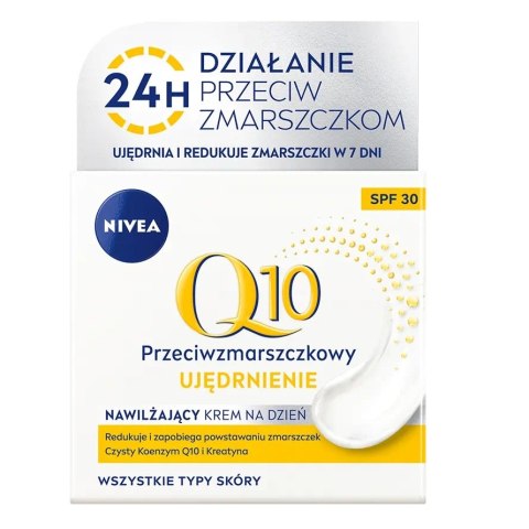 Nivea Q10 Ujędrnienie przeciwzmarszczkowy nawilżający krem na dzień SPF30 50ml