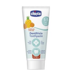 Chicco Toothpaste Pasta do zębów z fluorem 1000ppm o smaku wieloowocowym 1-5l 50ml