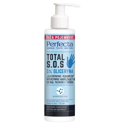 Total S.O.S krem do rąk "glicerynowe rękawiczki" 195ml Perfecta