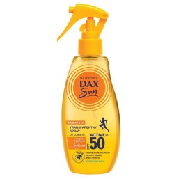 Dax Sun Transparentny spray do opalania Active+ SPF50 200ml
