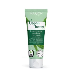 Marion Vegan Hemp regenerujący peeling do twarzy Konopia&Kawa 75ml