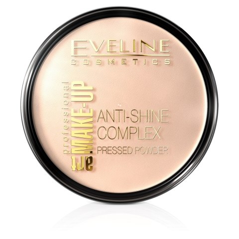 Art Make-Up Anti-Shine Complex Pressed Powder matujący puder mineralny z jedwabiem 32 Natural 14g Eveline Cosmetics