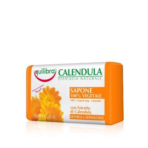 Equilibra Calendula 100% Vegetal Soap łagodne mydło nagietkowe 100g