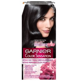 Garnier Color Sensation krem koloryzujący do włosów 1.0 Głęboka Onyksowa Czerń