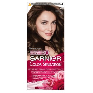 Garnier Color Sensation krem koloryzujący do włosów 4.0 Głęboki Brąz