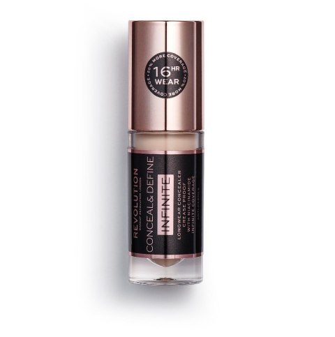 Conceal & Define Infinite Longwear Concealer korektor kryjący z aplikatorem C4 3.4ml Makeup Revolution