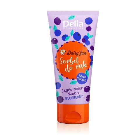 Delia Dairy Fun sorbet do rąk Jagód Pełen Dzban 50ml Delia Dairy Fun sorbet do rąk Jagód Pełen Dzban 50ml