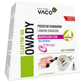 Vaco Elektro + płyn uzupełniający na owady bez zapachu 1szt