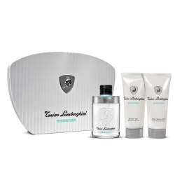 Tonino Lamborghini Essenza zestaw woda toaletowa spray 125ml + balsam po goleniu 150ml + żel pod prysznic 150ml