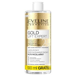 Gold Lift Expert luksusowy przeciwzmarszczkowy płyn micelarny 500ml Eveline Cosmetics