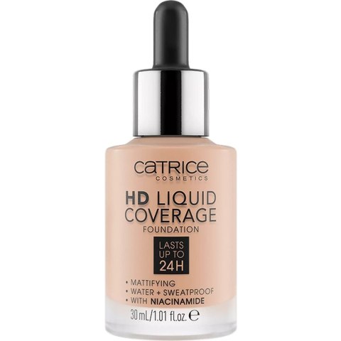 Catrice HD Liquid Coverage Foundation 24H matujący podkład do twarzy 020 Rose Beige 30ml