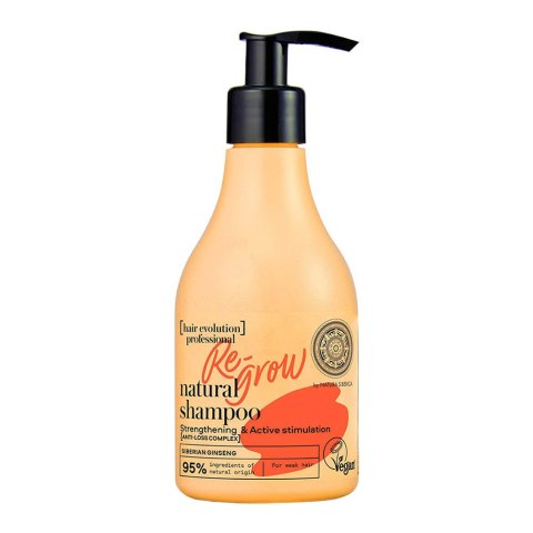 Natura Siberica Hair Evolution Re-Grow Natural Shampoo naturalny wegański szampon do włosów osłabionych i wypadających 245ml Natura Siberica Hair Evolution Re-Grow Natural Shampoo naturalny wegański szampon do włosów osłabionych i wypadających 245ml
