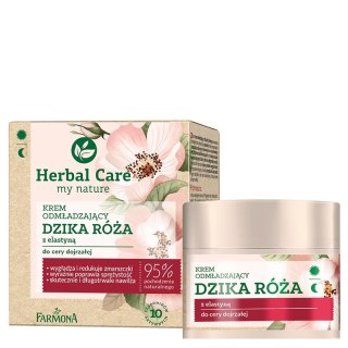 Farmona Herbal Care krem odmładzający do twarzy Dzika Róża z Elastyną 50ml