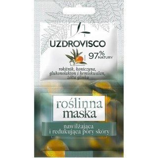 UZDROVISCO Maseczka Rokitnik roślinna maska nawilżająca i redukująca pory 2x5ml