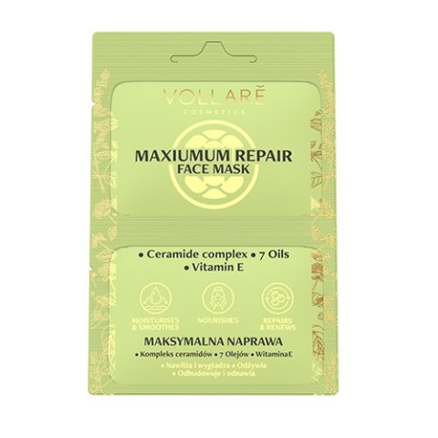 Vollare Maska do twarzy Maksymalna Naprawa 2x5ml