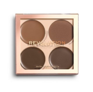 Matte Base Concealer Kit paleta korektorów pod oczy C13-C16 8.8g Makeup Revolution