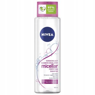 Micelarny szampon wzmacniający do włosów łamliwych i wrażliwej skóry głowy 400ml Nivea