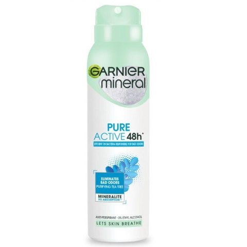 Mineral Pure Active antyperspirant spray 150ml Garnier