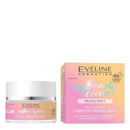 My Beauty Elixir Peach Matt matujący krem detoksykujący 50ml Eveline Cosmetics