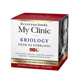 Janda My Clinic Kriology krem na dobranoc 60+ Japońska Orchidea & Kolagen 50ml