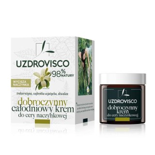 UZDROVISCO Naczynka dobroczynny całodniowy krem do cery naczynkowej 50ml