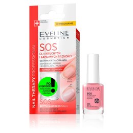 Eveline Cosmetics Nail Therapy Professional SOS odżywka wzmacniająca dla kruchych i łamliwych paznokci 12ml