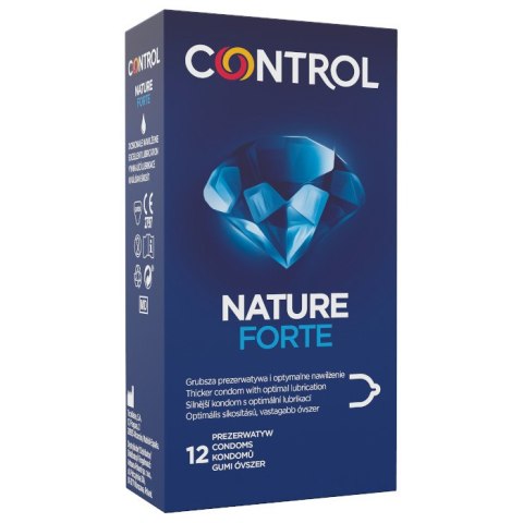 Nature Forte pogrubione ergonomicznie prezerwatywy z naturalnego lateksu 12szt. Control