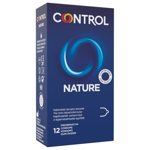 Nature ergonomiczne prezerwatywy z naturalnego lateksu 12szt. Control