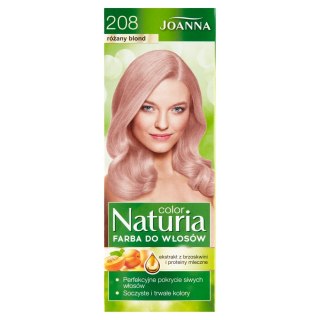 Joanna Naturia Color farba do włosów 208 Różany Blond